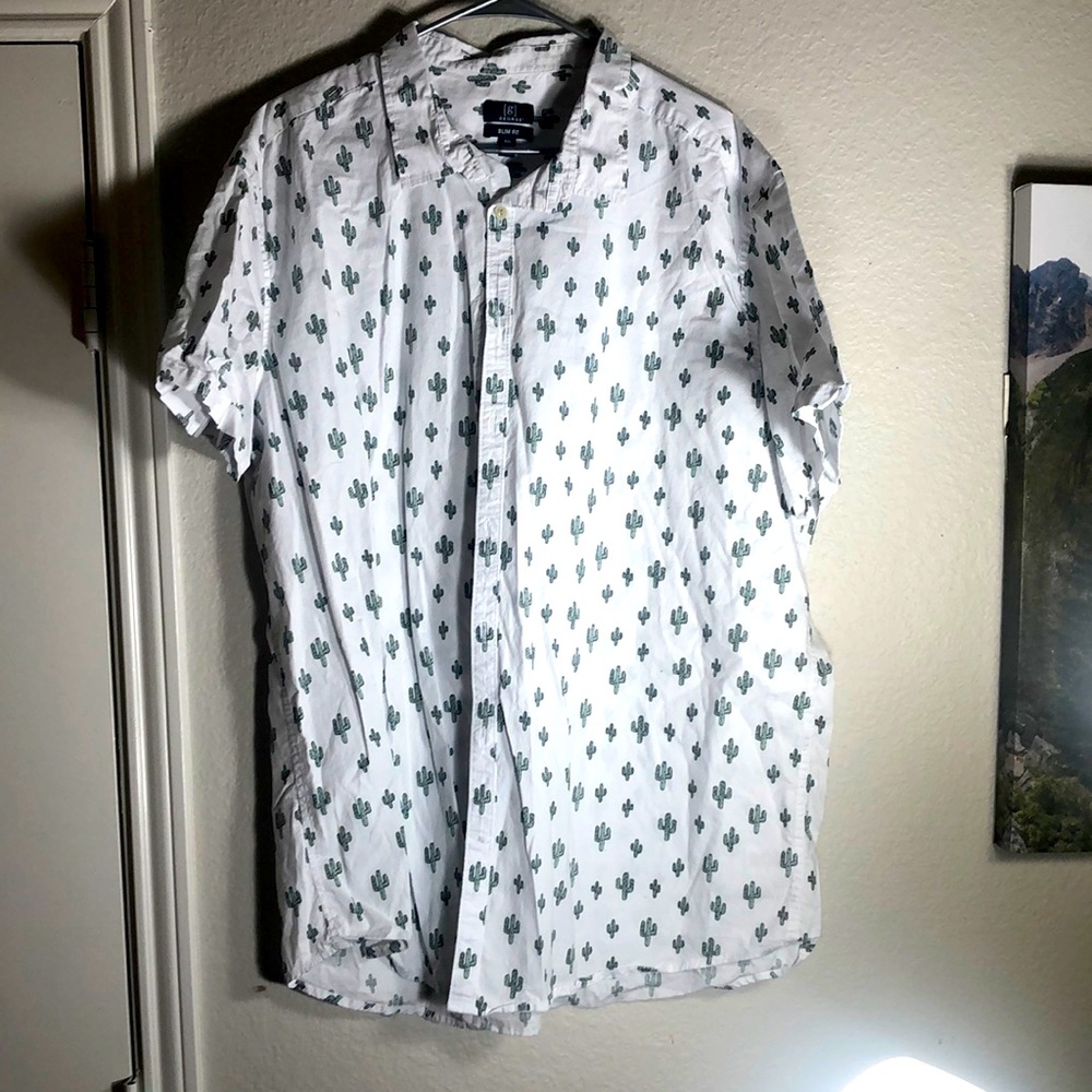 3x George Mens Button Up Shirt